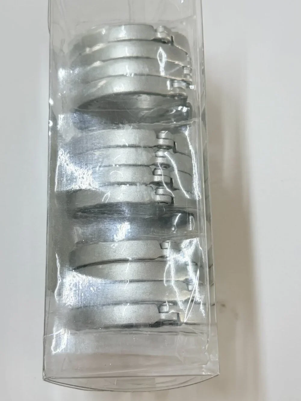 Made By Design Rust Proof Shower Curtain Rings 12 Count Satin Chrome Aluminum